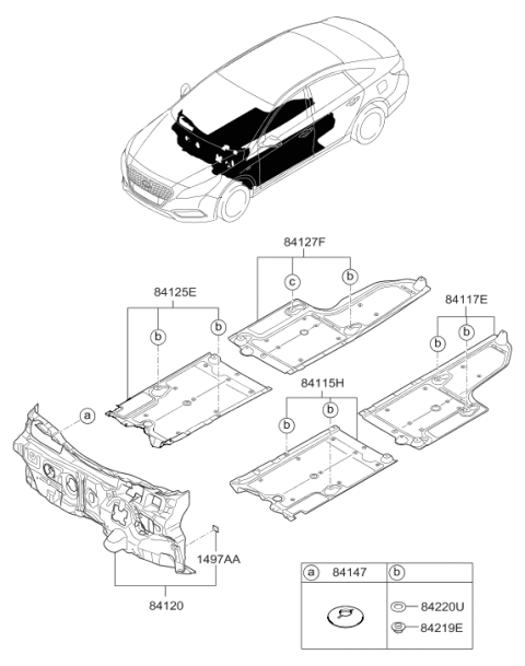 2016 Hyundai Sonata Hybrid Isolation Pad & Plug Diagram 2