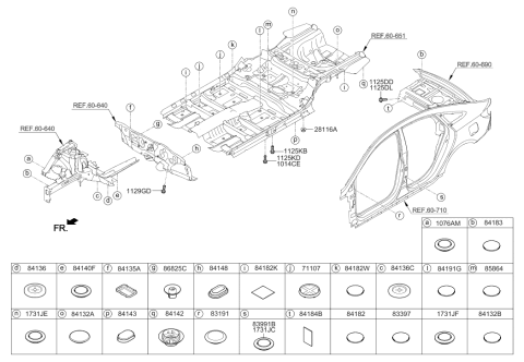 2016 Hyundai Sonata Hybrid Plug Diagram for 84149-B1000
