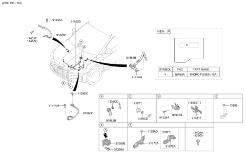 2020 Hyundai Elantra Korean made Miscellaneous Wiring Diagram 2