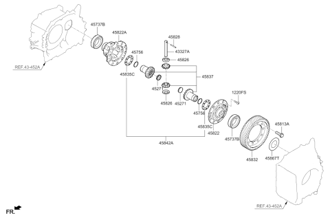 2020 Hyundai Elantra Korean made Transaxle Gear - Auto Diagram 2