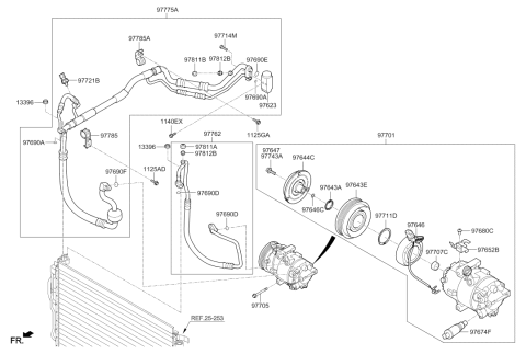 2016 Hyundai Elantra Discharge Hose Diagram for 97762-F3300