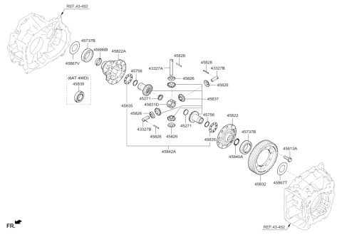 2014 Hyundai Santa Fe Sport Transaxle Gear - Auto Diagram 2