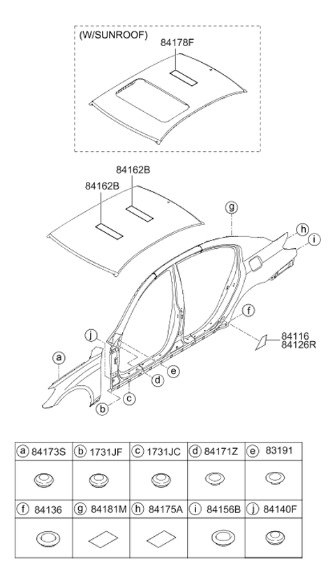 2010 Hyundai Genesis Floor Covering Diagram 2