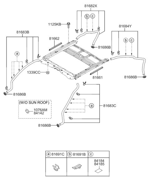 2010 Hyundai Genesis Sunroof Diagram 2