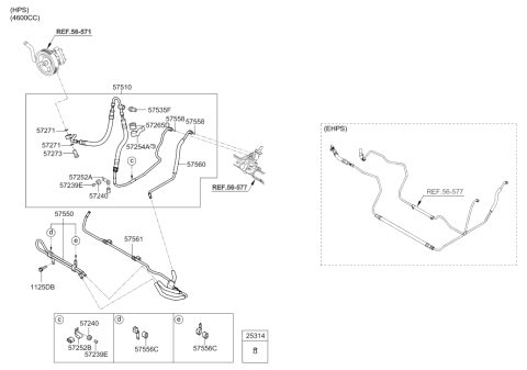2010 Hyundai Genesis Power Steering Oil Line Diagram 2