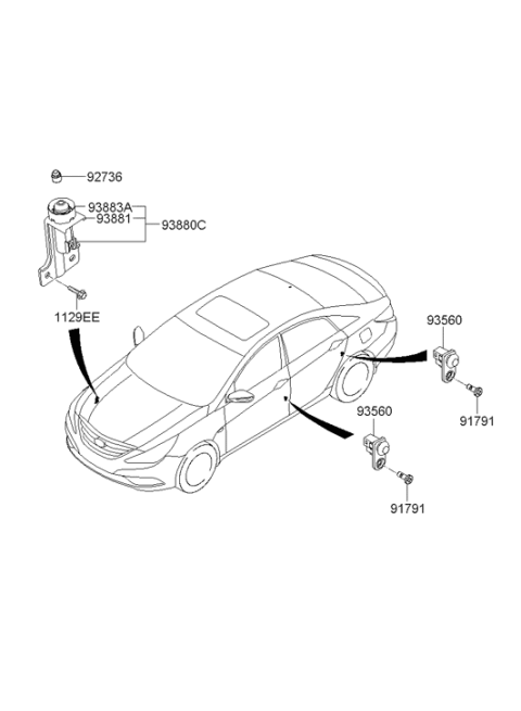 2011 Hyundai Sonata Switch Diagram 2