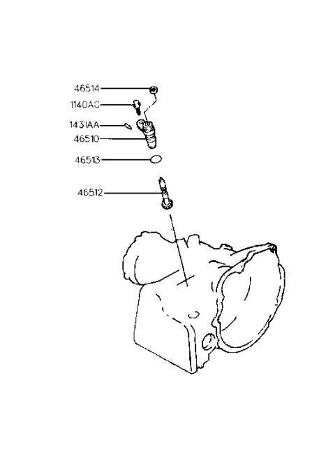 1997 Hyundai Accent Speedometer Driven Gear Diagram 2