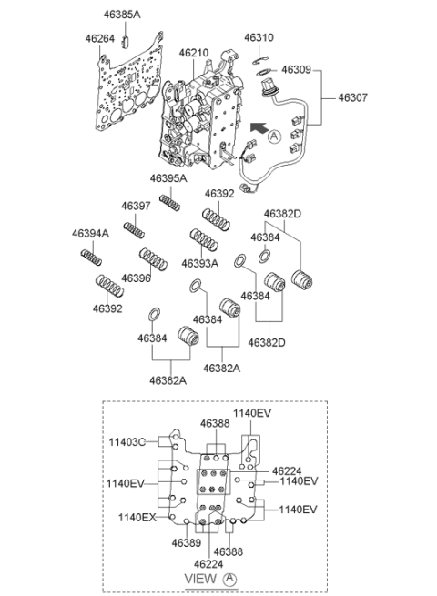 2007 Hyundai Tucson Transmission Valve Body Diagram 2
