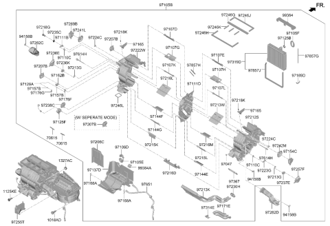 2022 Hyundai Genesis G90 Screw-Tapping Diagram for 97117-2D000