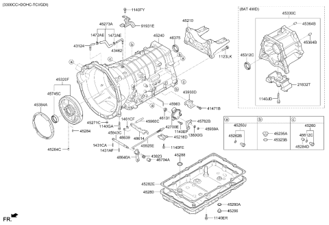 2020 Hyundai Genesis G90 Auto Transmission Case Diagram 2