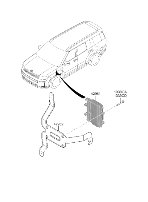 2024 Hyundai Santa Fe Transaxle Case-Manual Diagram 3