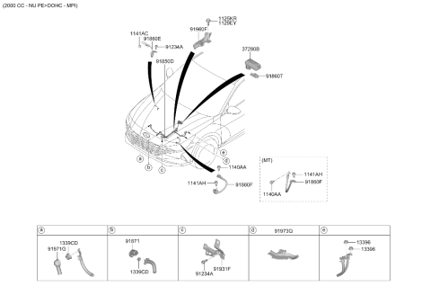 2021 Hyundai Elantra Korean made Miscellaneous Wiring Diagram 2