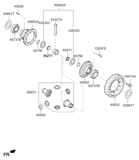 2014 Hyundai Elantra Korean made Transaxle Gear - Auto Diagram 2
