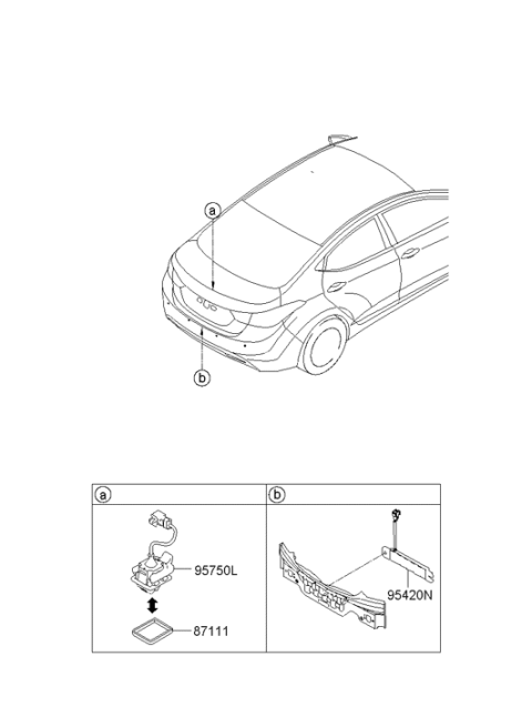 2014 Hyundai Elantra Korean made Relay & Module Diagram 2