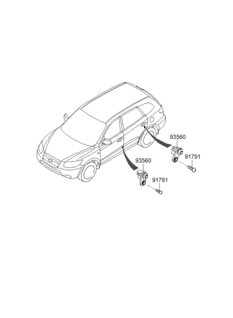 2008 Hyundai Santa Fe Switch Diagram 2