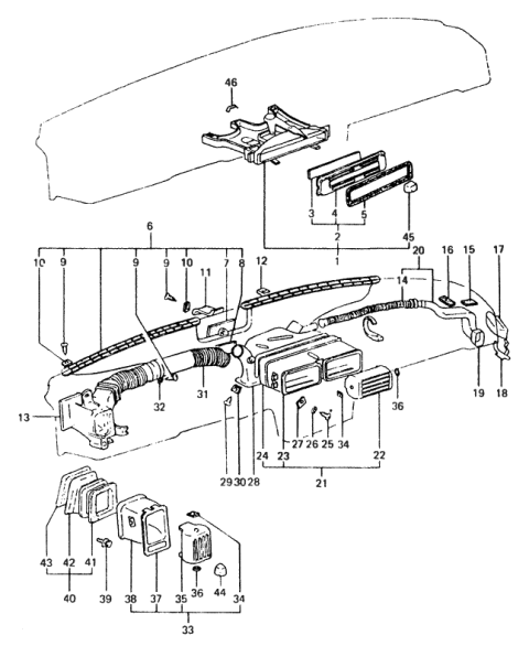 1987 Hyundai Excel Plain Washer Diagram for 13510-03003