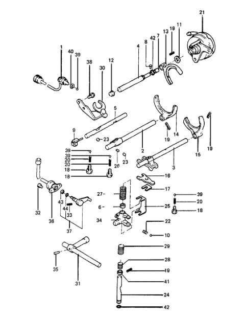 1988 Hyundai Excel Ring O Diagram for 17100-09000