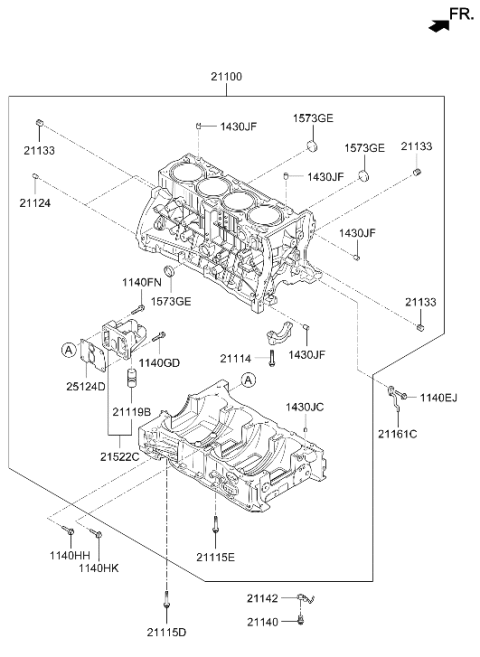 2018 Hyundai Tucson Cylinder Block Diagram 3
