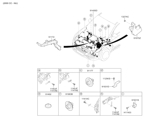 2018 Hyundai Tucson Control Wiring Diagram 2