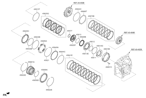 2018 Hyundai Tucson Transaxle Brake-Auto Diagram 2