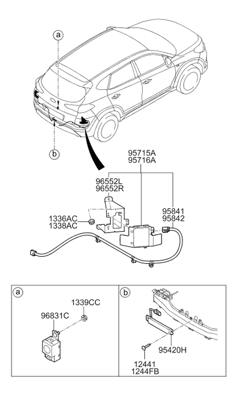 2018 Hyundai Tucson Relay & Module Diagram 3