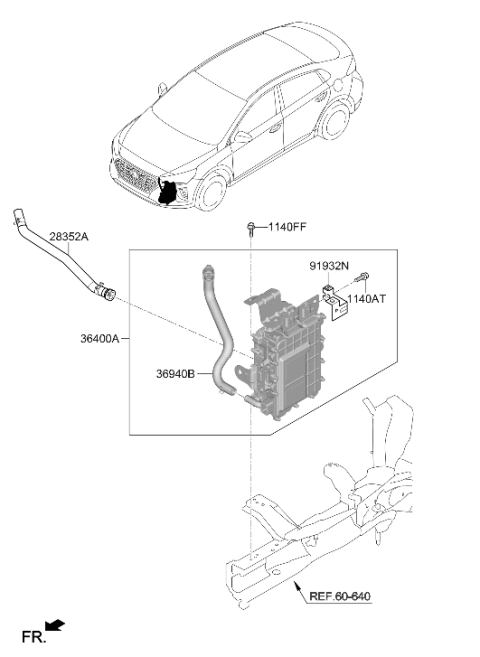 2022 Hyundai Ioniq Electronic Control Diagram 3