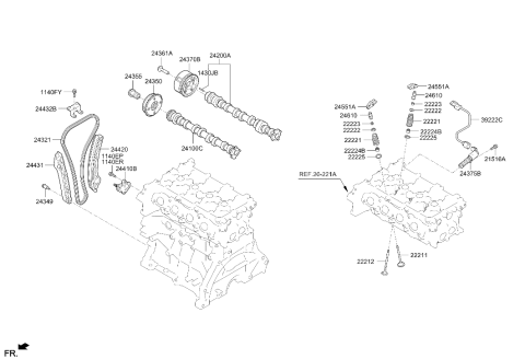 2022 Hyundai Ioniq Extension Wire Diagram for 24376-03HA0