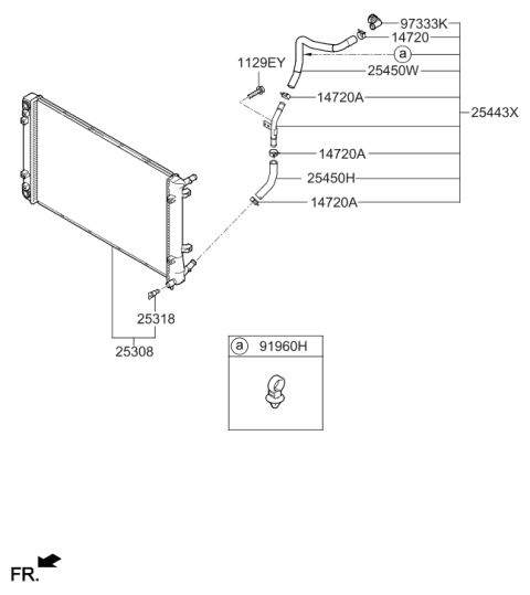 2020 Hyundai Ioniq Hybrid Engine Cooling System Diagram 2