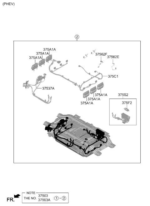 375A1-G2600 Genuine Hyundai Cell Monitoring Unit