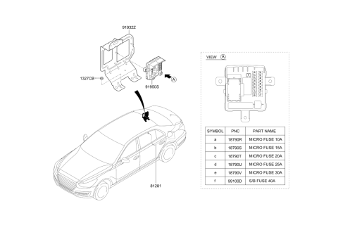 2017 Hyundai Genesis G90 Floor Wiring Diagram 2