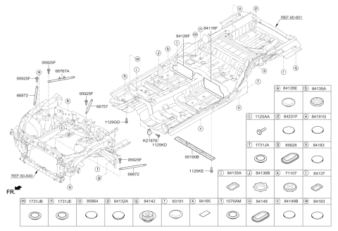 2019 Hyundai Genesis G90 Isolation Pad & Plug Diagram 2