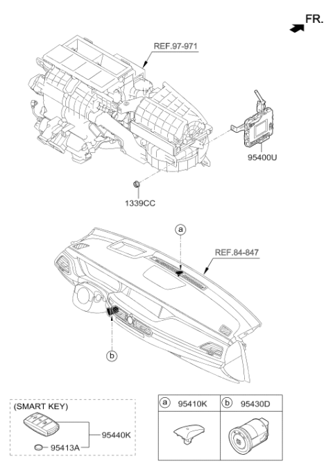 2019 Hyundai Genesis G90 Relay & Module Diagram 3
