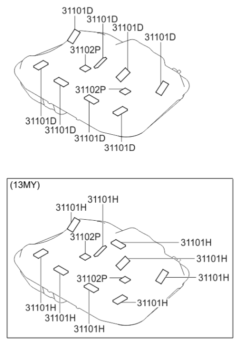 2012 Hyundai Azera Fuel System Diagram 2