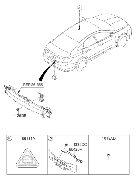 2012 Hyundai Azera Relay & Module Diagram 3