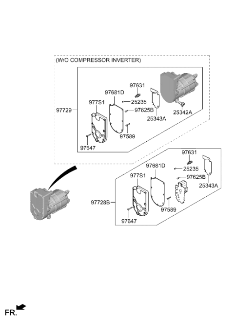 2025 Hyundai Ioniq 5 N Air conditioning System-Cooler Line Diagram 2