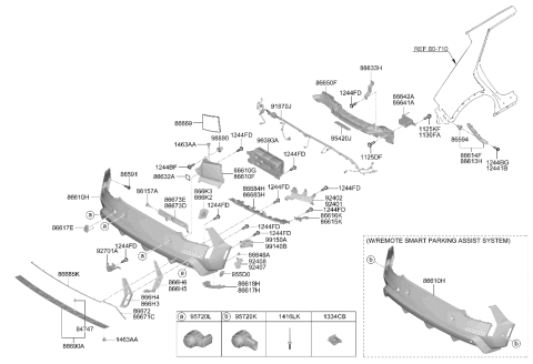 2025 Hyundai Ioniq 5 N LAMP ASSY-DUMMY Diagram for 92407-NI000