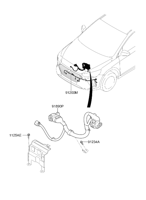 2018 Hyundai Ioniq Hybrid Miscellaneous Wiring Diagram 3