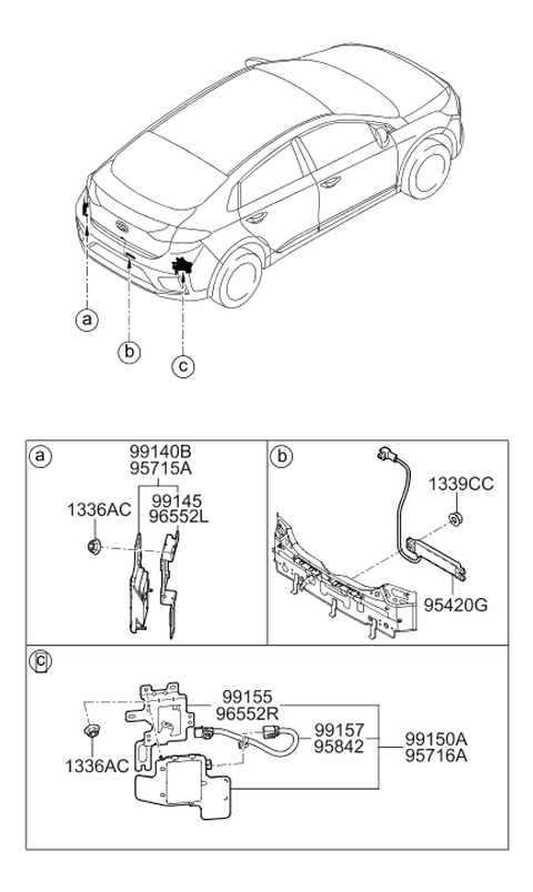 2019 Hyundai Ioniq Hybrid Relay & Module Diagram 3