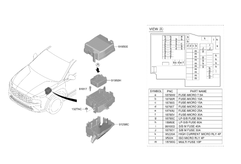 2021 Hyundai Santa Fe Hybrid Front Wiring Diagram 2