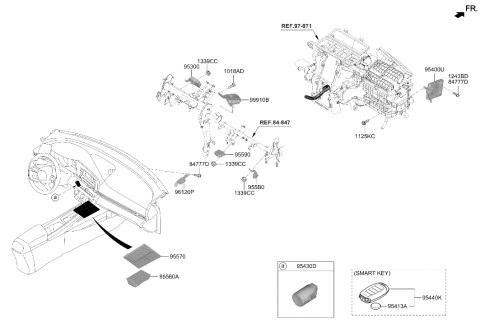 2022 Hyundai Elantra US Alabama made Relay & Module Diagram 2