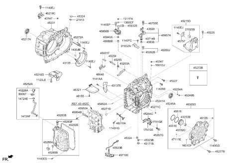 2019 Hyundai Tucson Auto Transmission Case Diagram 3