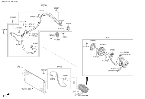 2021 Hyundai Tucson Ring Snap Diagram for 97648-1J000