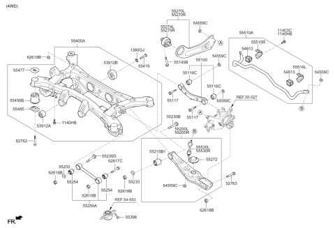 2019 Hyundai Tucson Rear Suspension Control Arm Diagram 2