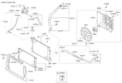 2019 Hyundai Tucson Engine Cooling System Diagram 2