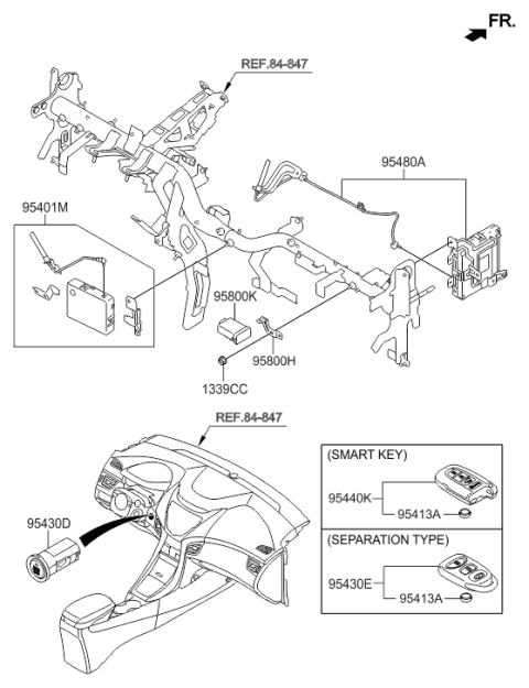 2015 Hyundai Elantra US Alabama made Relay & Module Diagram 3