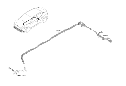 2025 Hyundai Genesis GV60 Traction Motor & GDU Diagram 3