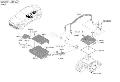 2024 Hyundai Genesis GV60 Electronic Control Diagram 2