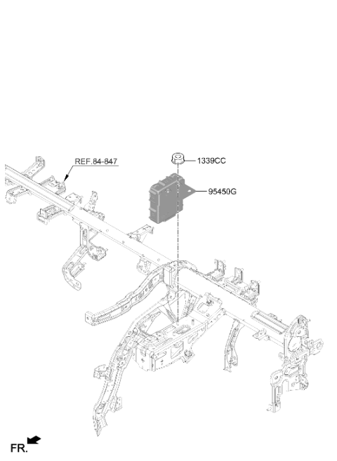2024 Hyundai Genesis GV60 Steering Column & Shaft Diagram 2