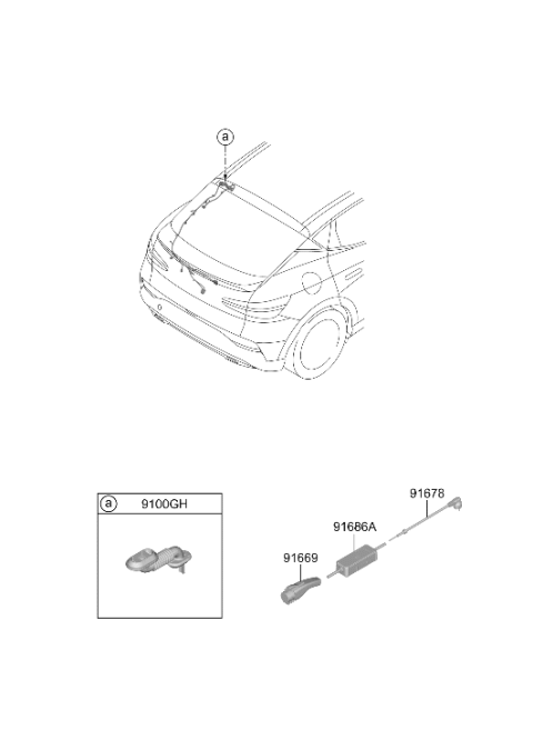 2024 Hyundai Genesis GV60 Door Wiring Diagram 2