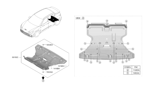 2026 Hyundai Genesis GV60 Rear Suspension Control Arm Diagram 2